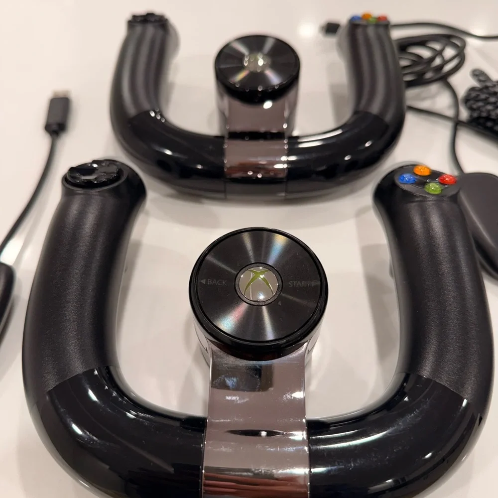Xbox 360 Wireless Speed Wheels & Collective Minds Drive Hubs (2 sets) - Picture 4 of 8